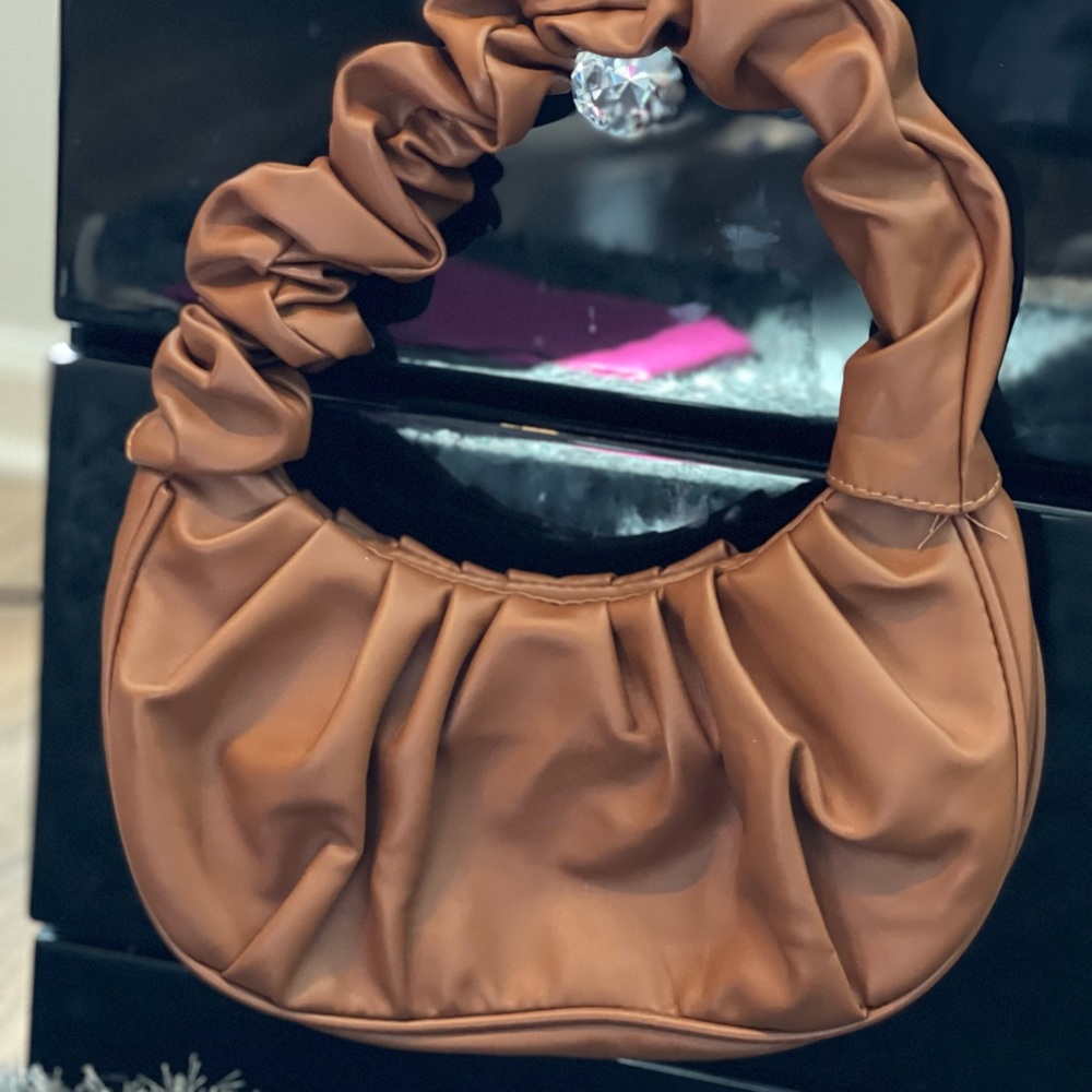 Brown mini purse